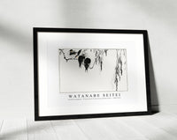 Watanabe Seitei - Perched magpies. Illustration from Seitei Kacho Gafu 1890-1891