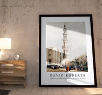 David Roberts - Minarets and grand entrance of the Metwaleys at Cairo-1796-1864