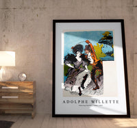 Adolphe Willette - Dancing Poster 1880-1900