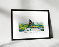 winslow homer - For to Be a Farmer’s Boy-1887