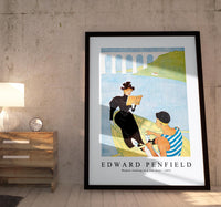 Edward Penfield - Woman reading in a row boat 1894