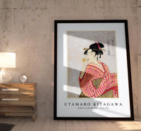 Utamaro Kitagawa - Poppen o Fuku Musume 1753-1806