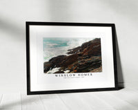 winslow homer - High Cliff, Coast of Maine-1894