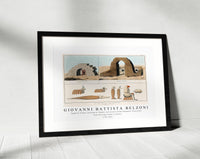 Giovanni Battista Belzoni - Egyptian Arches, Existing in Thebes, and several animal Mummies illustration from the kings tombs in Thebes by Giovanni Battista Belzoni 1778-1823