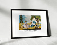 Paul Cezanne - Picnic on a Riverbank 1873-1874