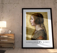 Leonardo Da Vinci - Profile of a Young Fiancée 1495