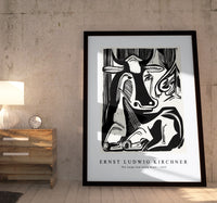 Ernst Ludwig Kirchner - The Large Cow Lying Down 1929