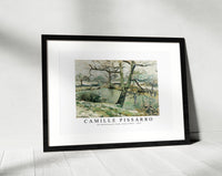 Camille Pissarro - The Montfoucault Pond, winter effect 1874