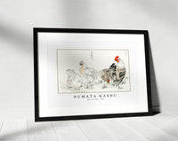 Numata Kashu - Domestic Fowl illustration from Pictorial Monograph of Birds (1885)