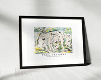 Paul Cezanne - The Bathers (Small Plate) 1897