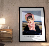 Jacques Emile Blanche - The Pink Capeline (1883)