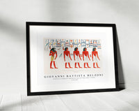 Giovanni Battista Belzoni - Procession of Egyptian illustration from the kings tombs in Thebes 1778-1823