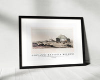 Giovanni Battista Belzoni - View of Bedoween Camp illustration from the kings tombs in Thebes 1778-1823