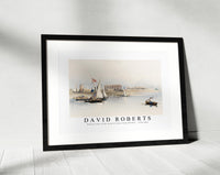 David Roberts - General view of the ruins of Luxor from the Nile-1796-1864