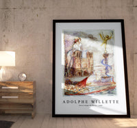 Adolphe Willette - Notre-Dame de Paris 1904