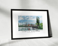 Camille Pissarro - The Lock at Pontoise 1872