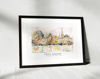 Paul signac - Le Pouliguen Fishing Boats (1928)