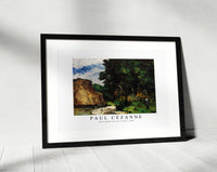 Paul Cezanne - River Bend (Coin de rivière) 1865