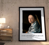 Johannes Vermeer - Study of a Young Woman  1665-1667
