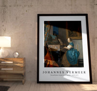 Johannes Vermeer - Young Woman Seated at a Virginal 1670-1672