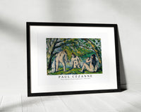 Paul Cezanne - Three Bathers (Trois baigneuses) 1876-1877