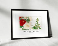 Tanigami Konan - Hollyhock flower