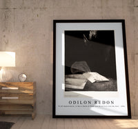 Odilon Redon - To All Appearances, It Has a Hand of Flesh and Blood Just Like My Own 1896