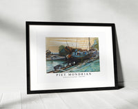 Piet Mondrian - Drydock at Durgerdam 1898-1899