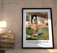 Winslow Homer - A Sick Chicken 1874