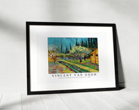 Vincent Van Gogh - Orchard in Blossom, Bordered by Cypresses 1888