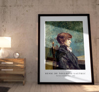 Henri De Toulouse–Lautrec - Portrait of Jeanne Wenz 1886