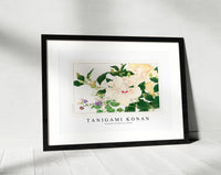 Tanigami Konan - Browallia & Hibiscus flower