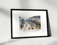 Camille Pissarro - The Boulevard Montmartre on a Winter Morning 1897