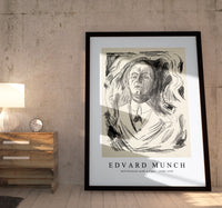 Edvard Munch - Self-Portrait with a Cigar 1908-1909