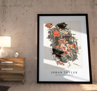 Johan Teyler - Vase with a floral garland (2)