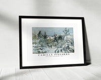 Camille Pissarro - Piette's House at Montfoucault 1874