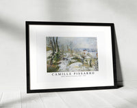 Camille Pissarro - Rabbit Warren at Pontoise, Snow 1879