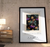 E.A.Seguy - Tree pochoir pattern in oriental style