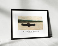 winslow homer - Playing a Fish-1875