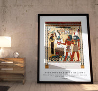 Giovanni Battista Belzoni - Tableau of Figures, large as life, in the Tomb of Psammuthis illustration from the kings tombs in Thebes 1778-1823