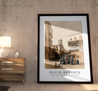 David roberts - Bazaar of the coppersmiths Cairo-1796-1864