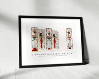 Giovanni Battista Belzoni - Emblematic Figures illustration from the kings tombs in Thebes by Giovanni Battista Belzoni 1778-1823