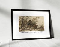 Cornelis ploos van amstel - Herder bij stal-1821