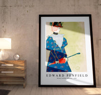 Edward Penfield - Woman holding umbrella 1896