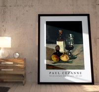 Paul Cezanne - Still Life with Bottle, Glass, and Lemons 1867-1869