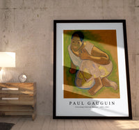 Paul Gauguin - Crouching Tahitian Woman 1891-1893