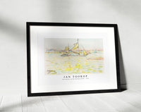 Jan Toorop - Two–master on the Zeeland waters (1915)