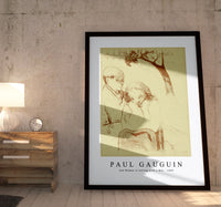 Paul gauguin - Sad Woman is Sitting with a Man 1889