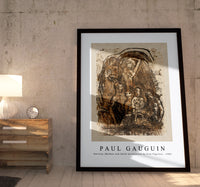 Paul Gauguin - Nativity (Mother and Child Surrounded by Five Figures) 1902