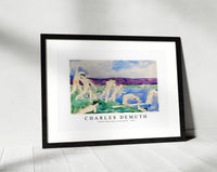 Charles demuth - Twelve Nude Boys at the Beach-1914